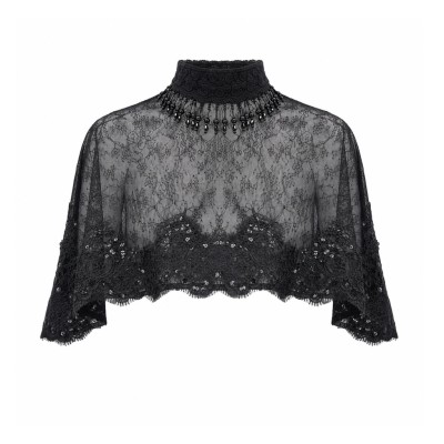 Blood Supply Legacy of the Undead Lace Sequin Cape(Full Payment Without Shipping)